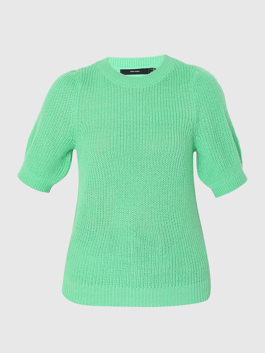 Green Knit Top