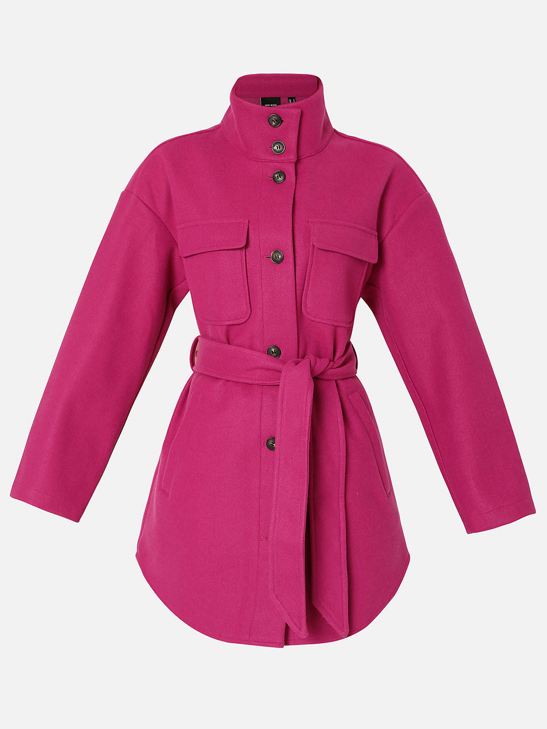 Pink Turtle Neck Jacket