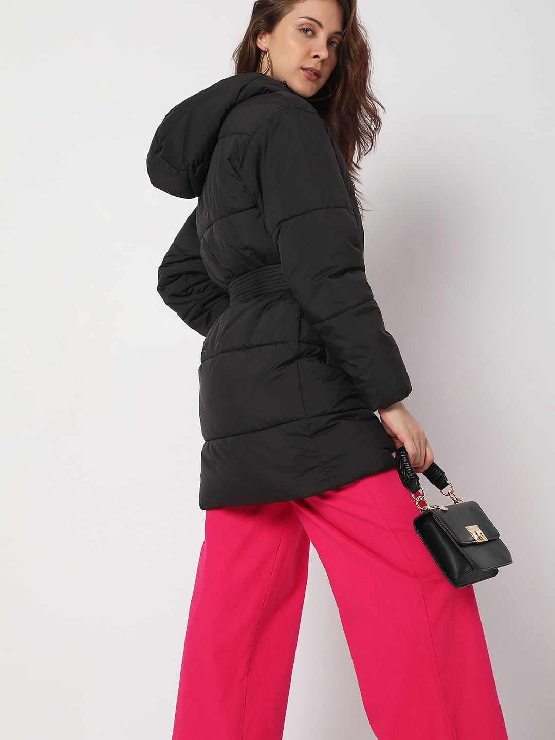 Black Long Puffer Jacket