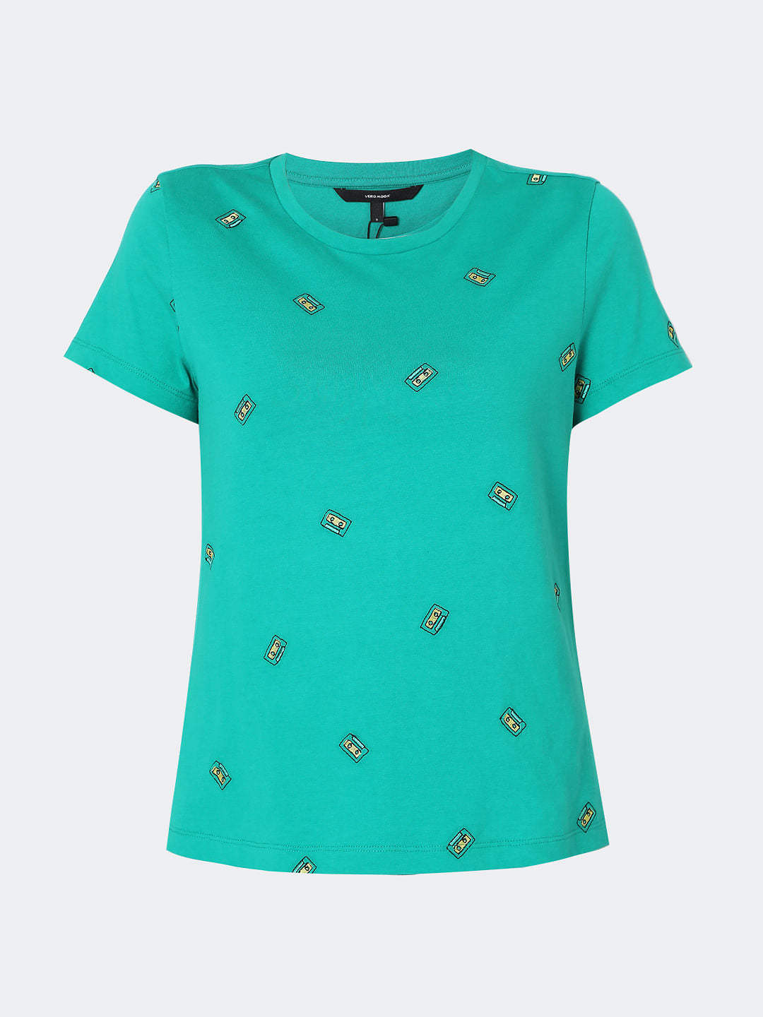 Green Graphic Print T-Shirt