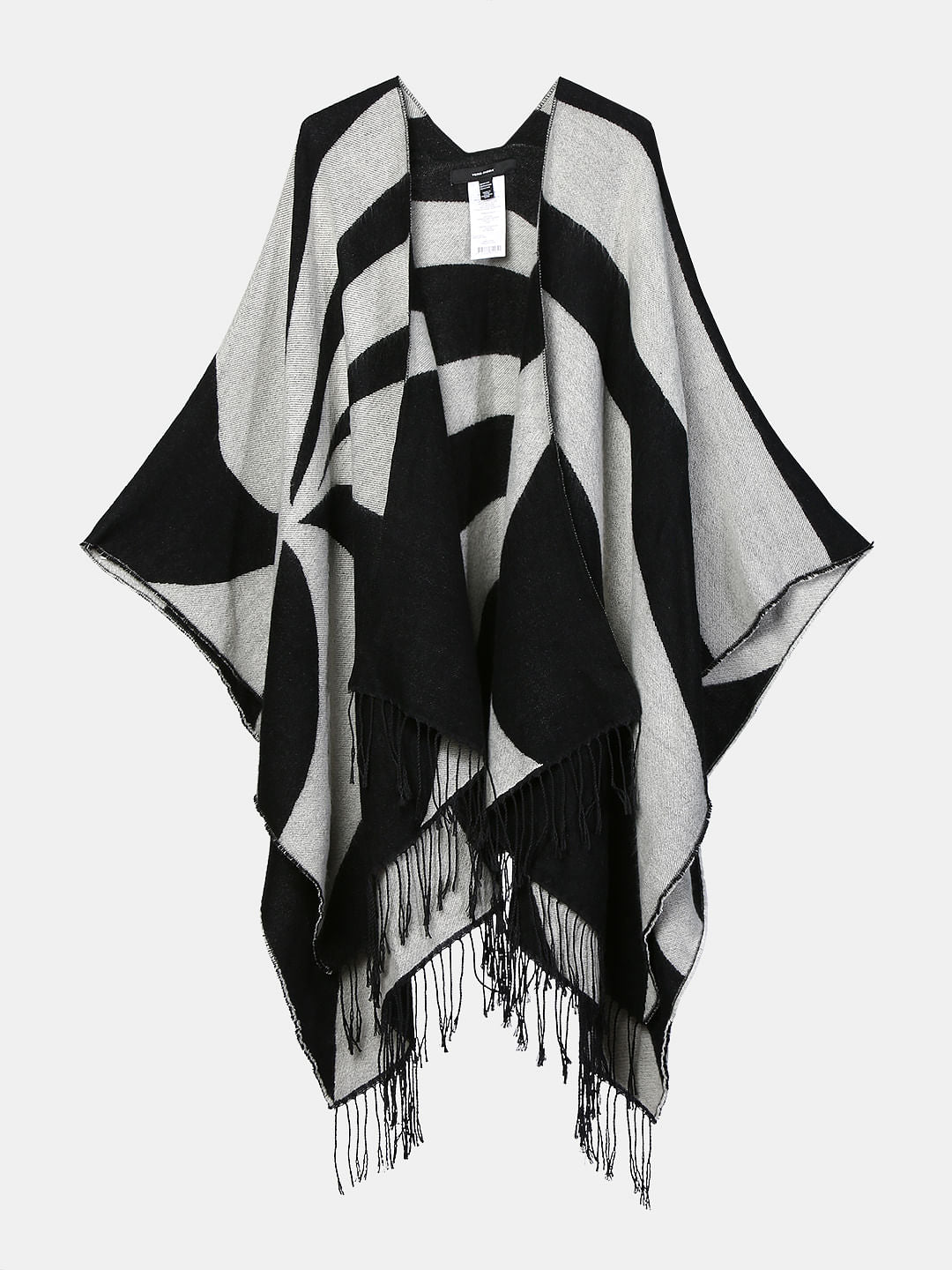 Black & White Poncho