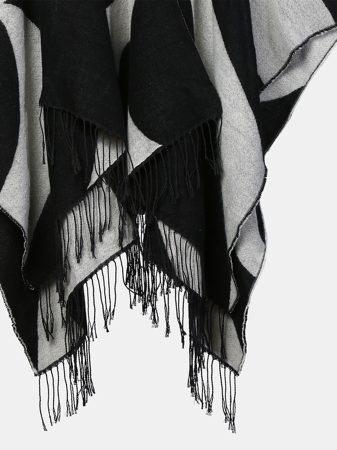 Black & White Poncho