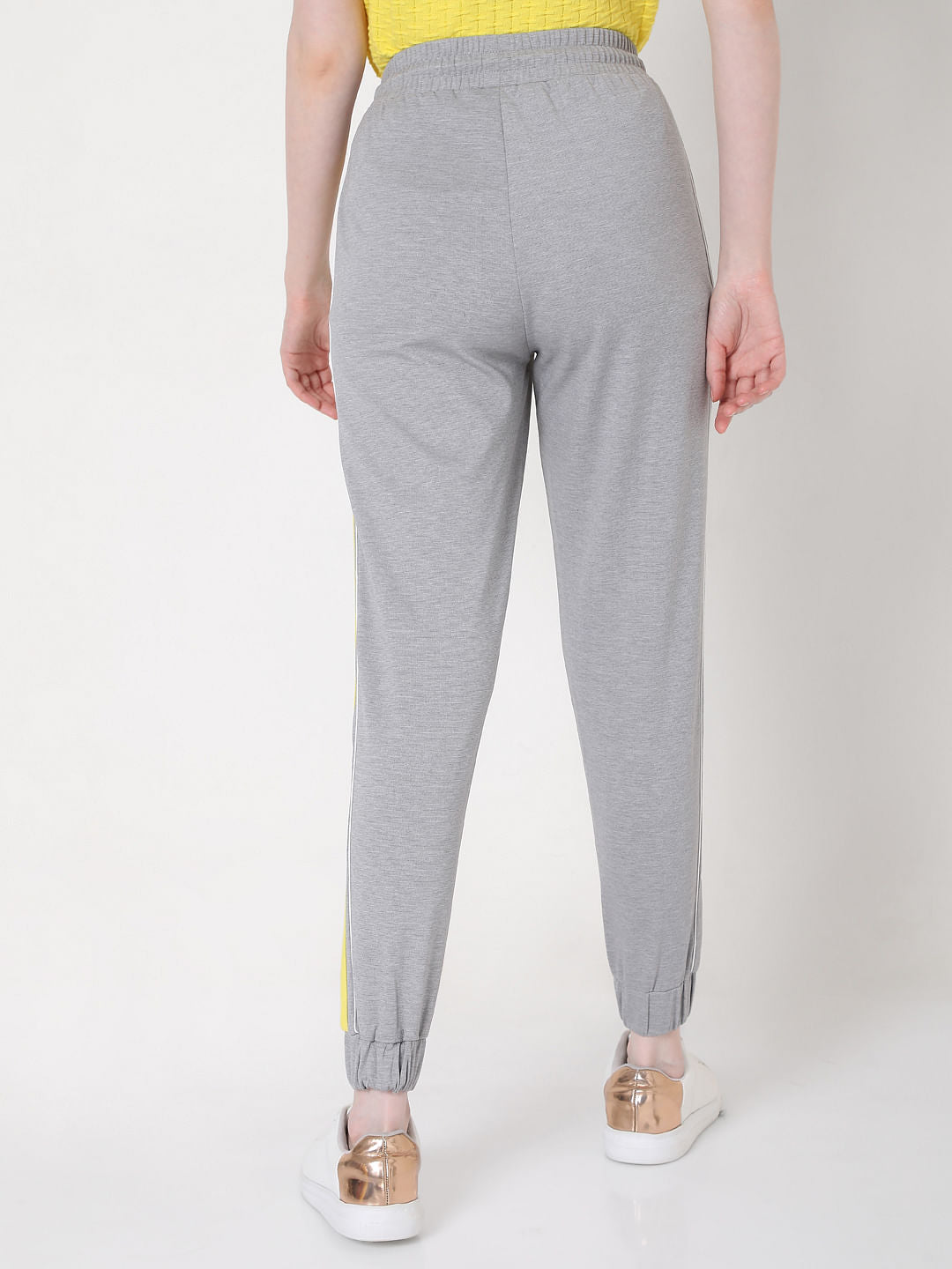 Grey Tape Detail Sweatpants