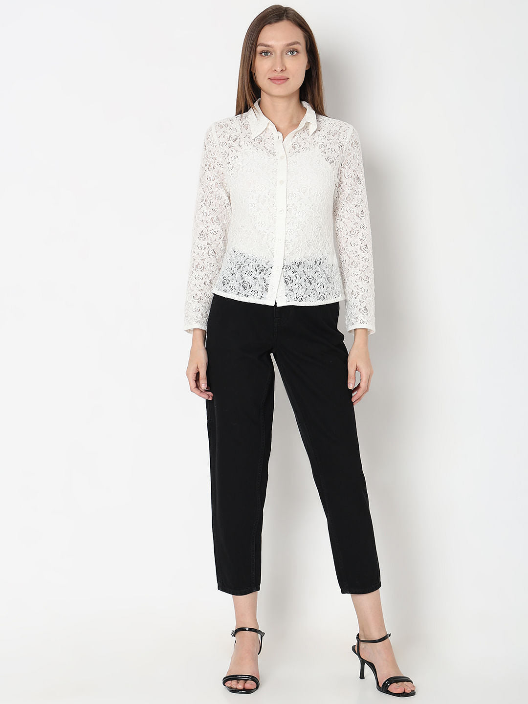 White Lace Shirt