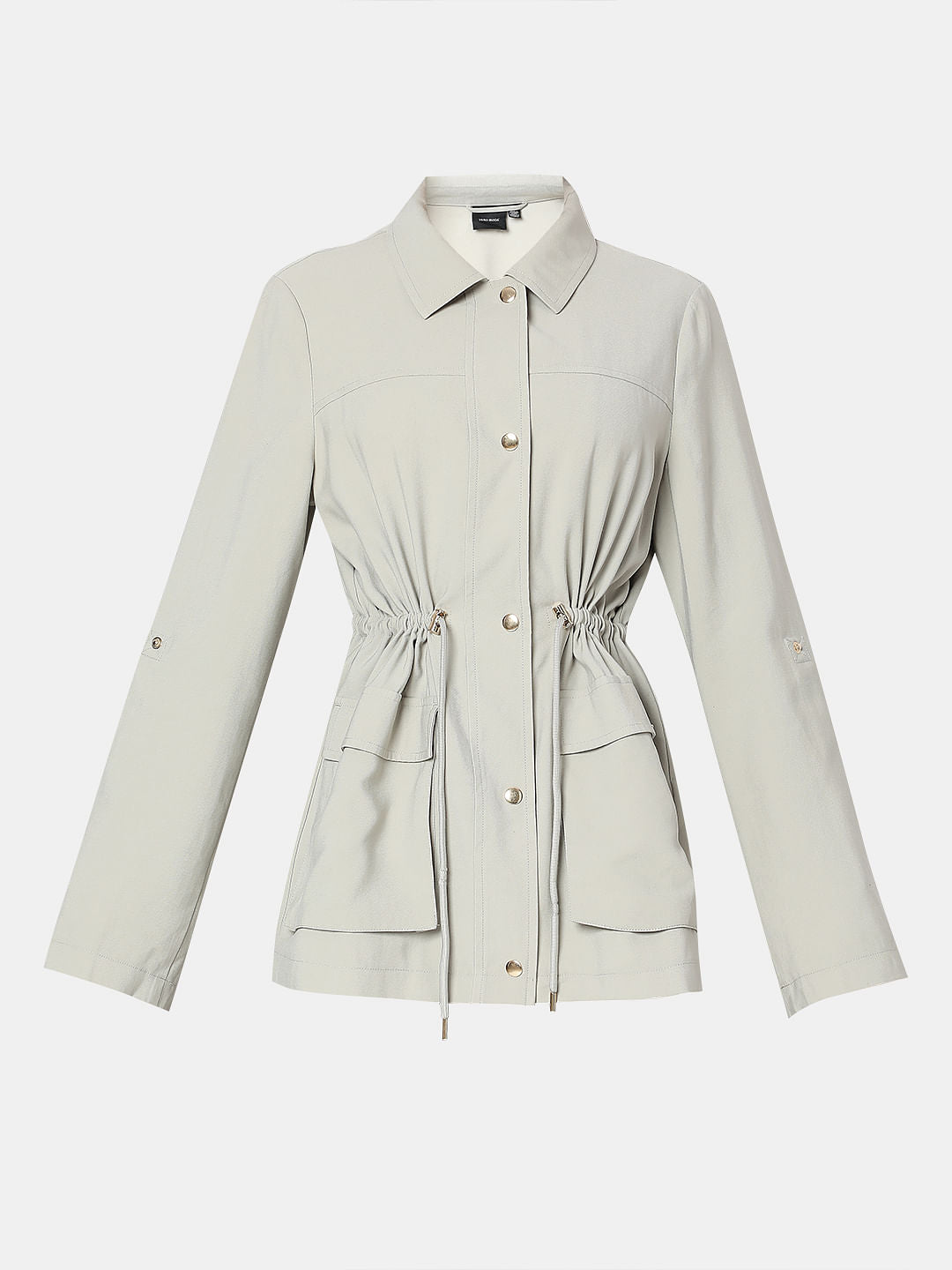 Grey Lightweight Parka Jacket