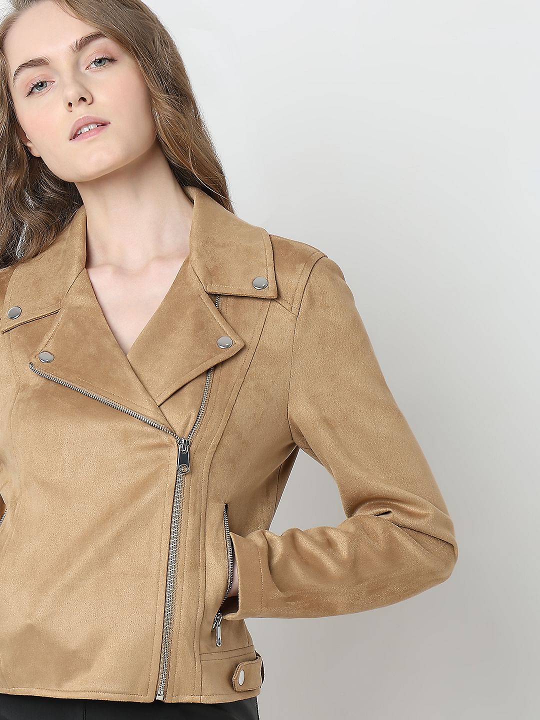Brown Biker Jacket
