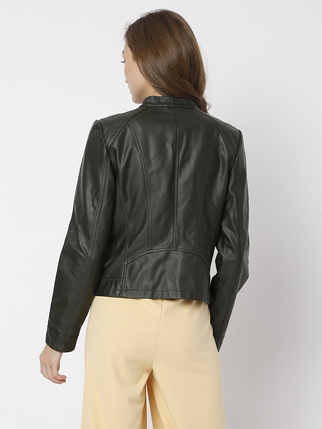Green Pu Jacket