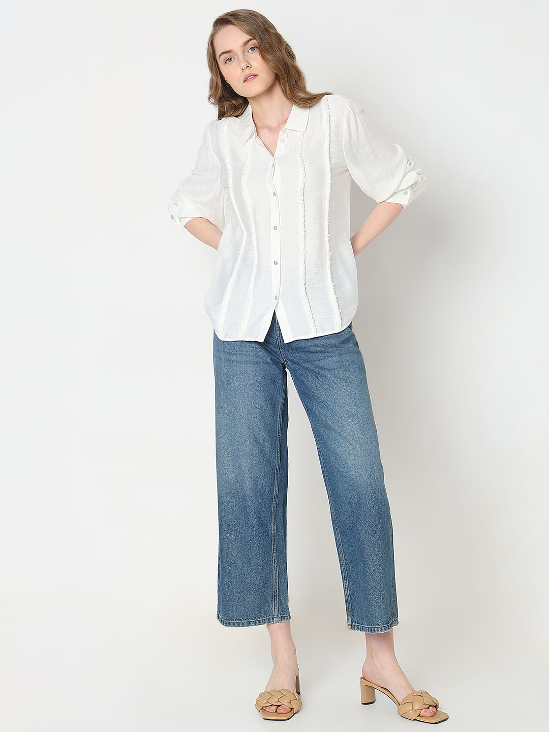 Off-White Full Sleeves Shirt