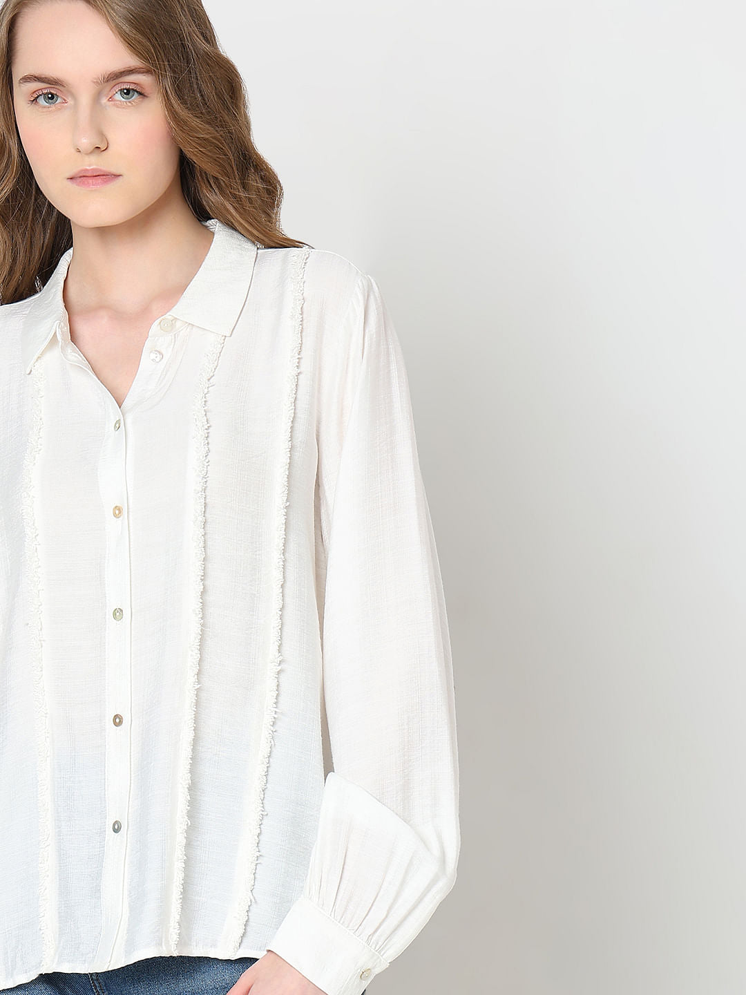 Off-White Full Sleeves Shirt