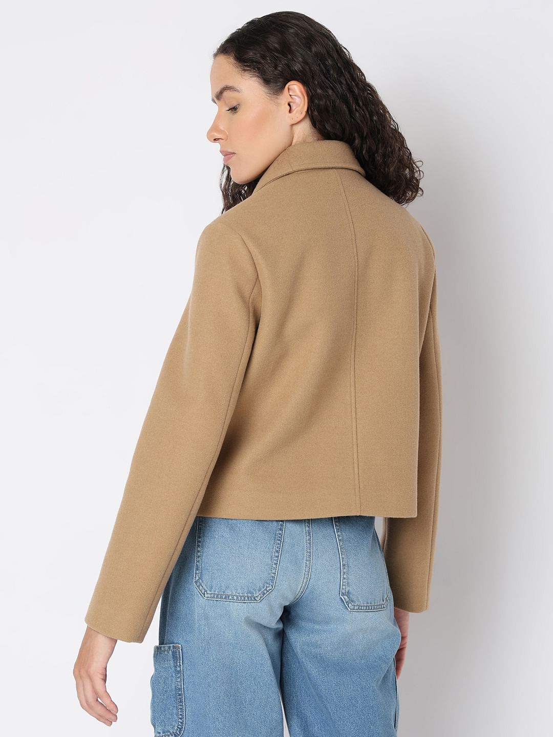 LIGHT BROWN SHORT JACKET