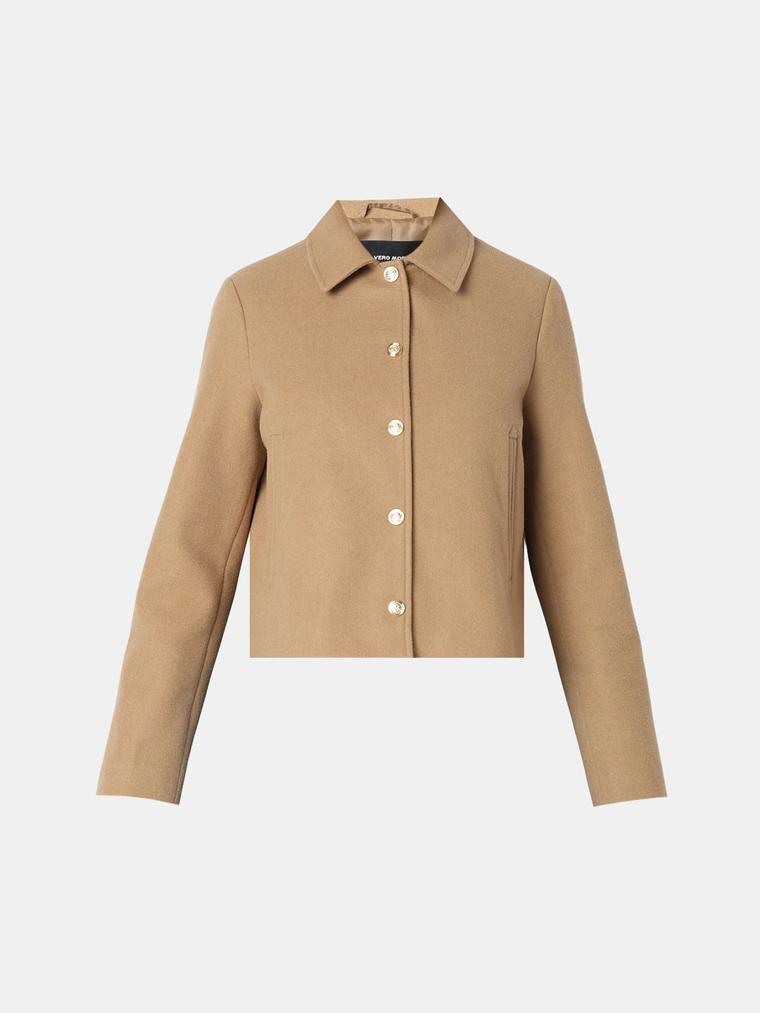 LIGHT BROWN SHORT JACKET