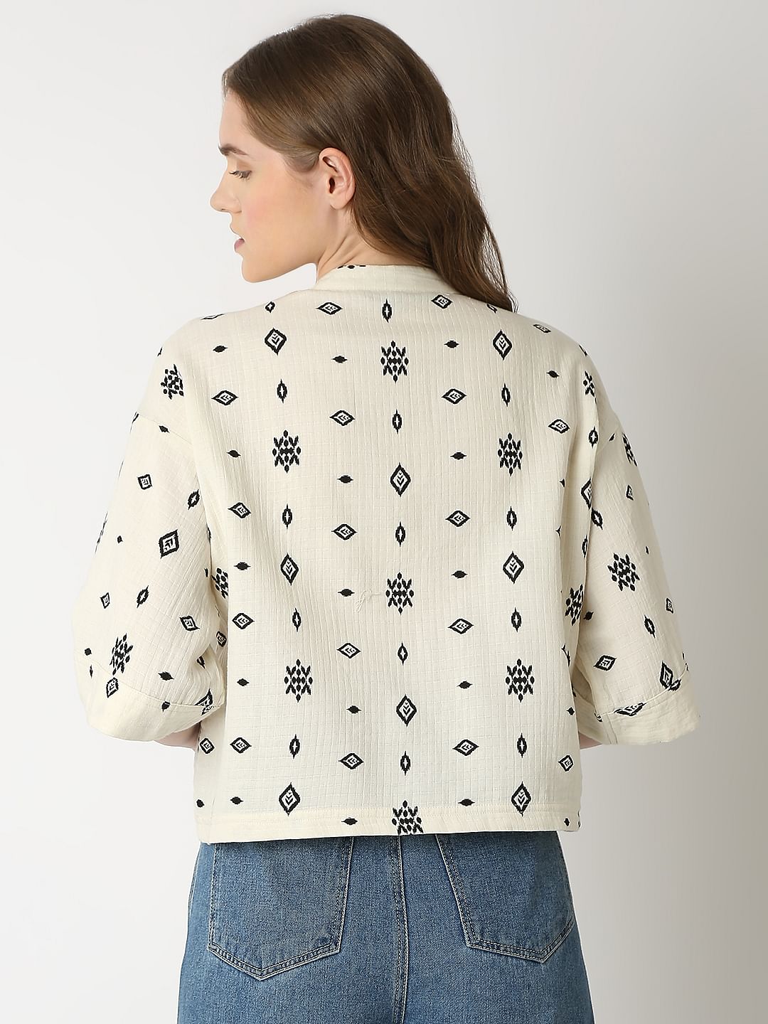 Off-White Printed Top