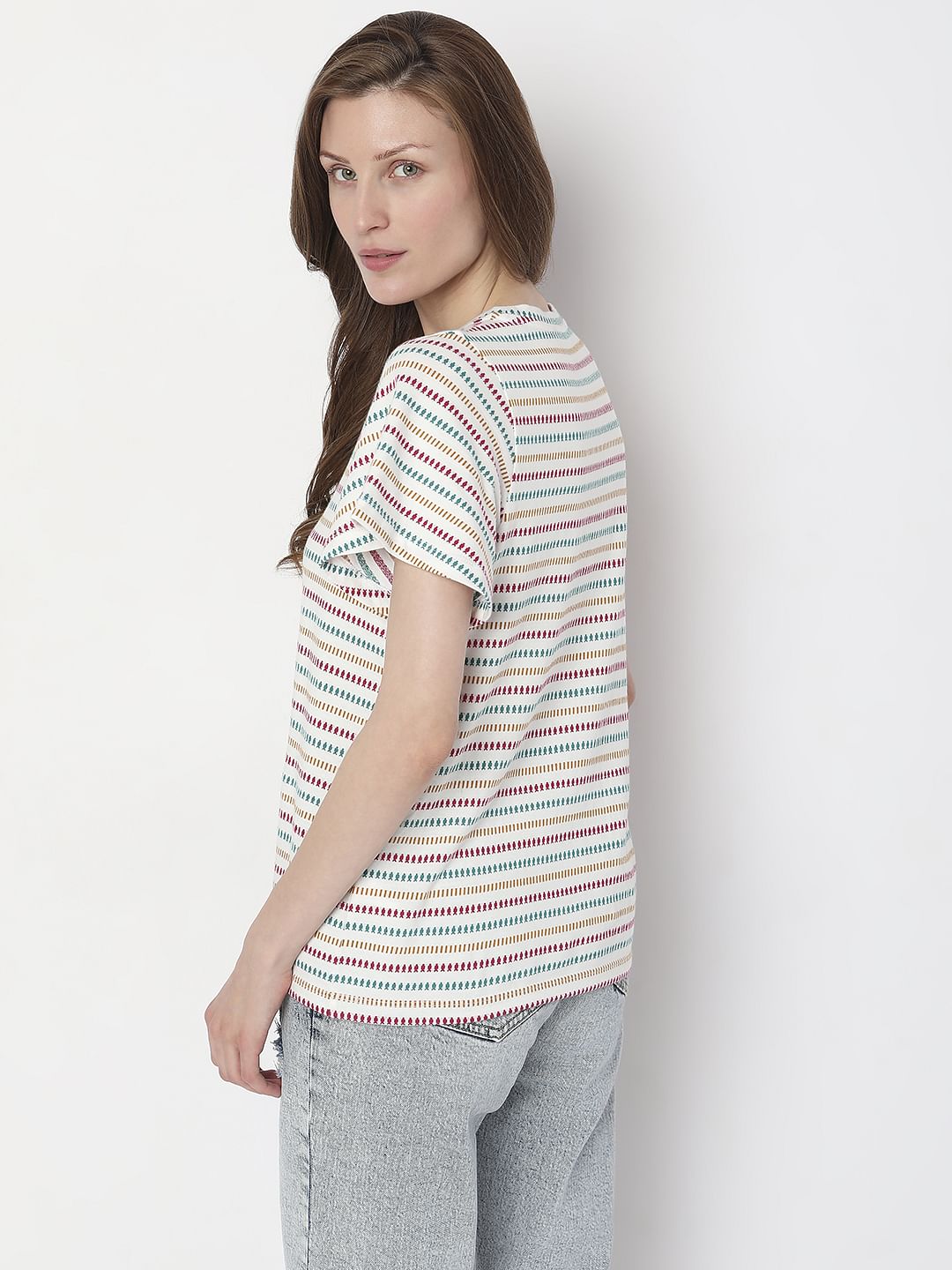 White Striped T-Shirt
