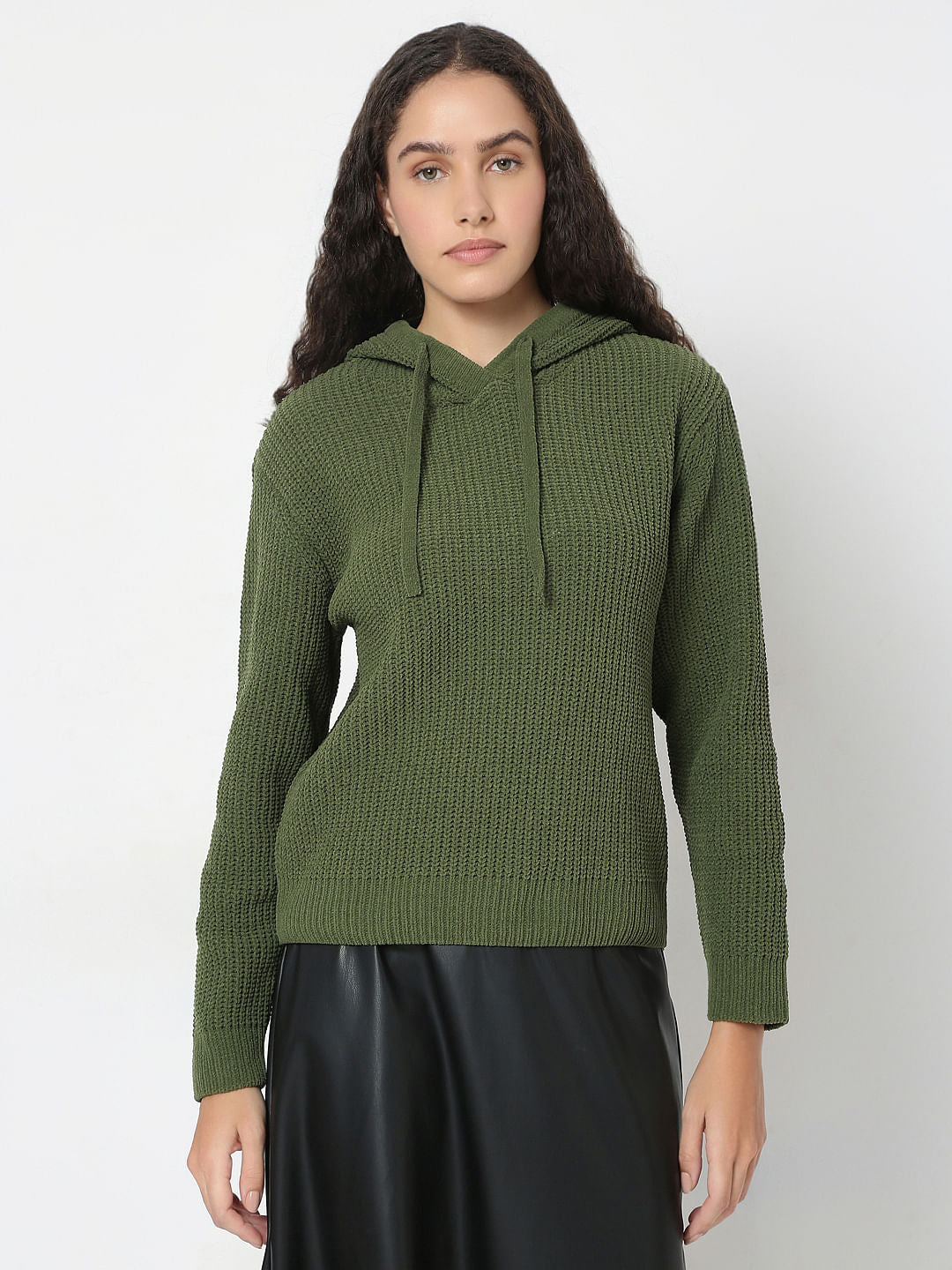 Green Hooded Pullover