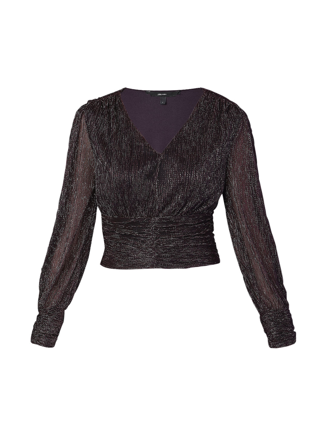 Marquee Purple Lurex Top