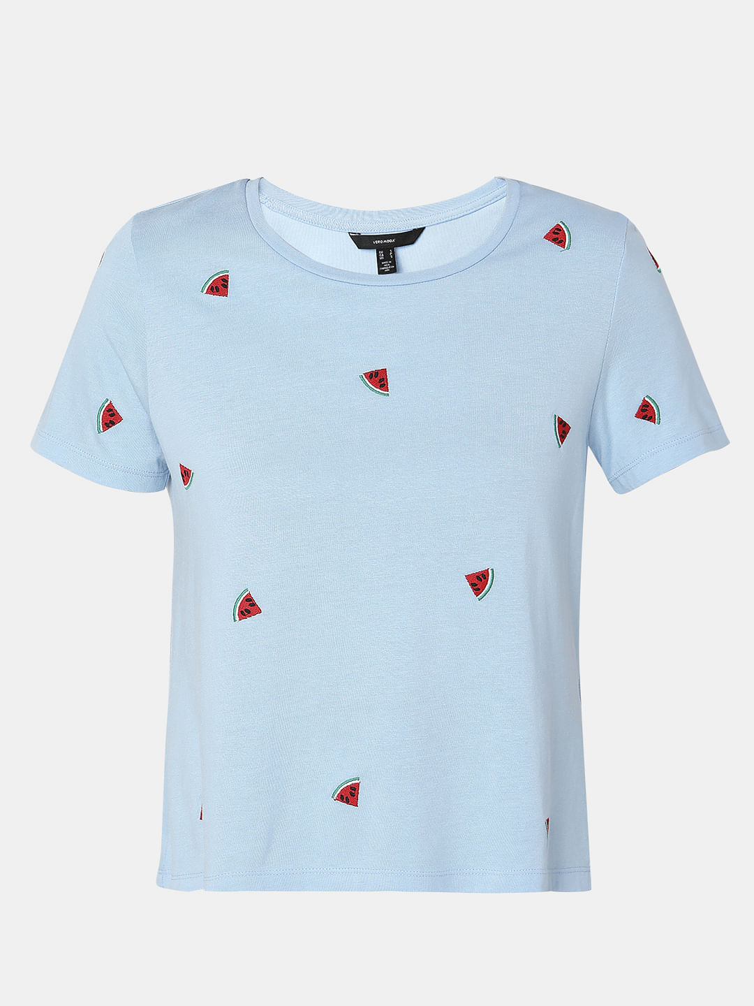 Blue Watermelon Print T-Shirt