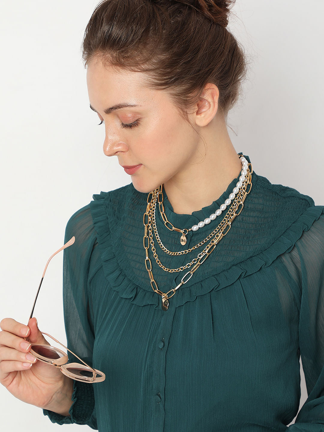 Golden Multi-Layered Necklace