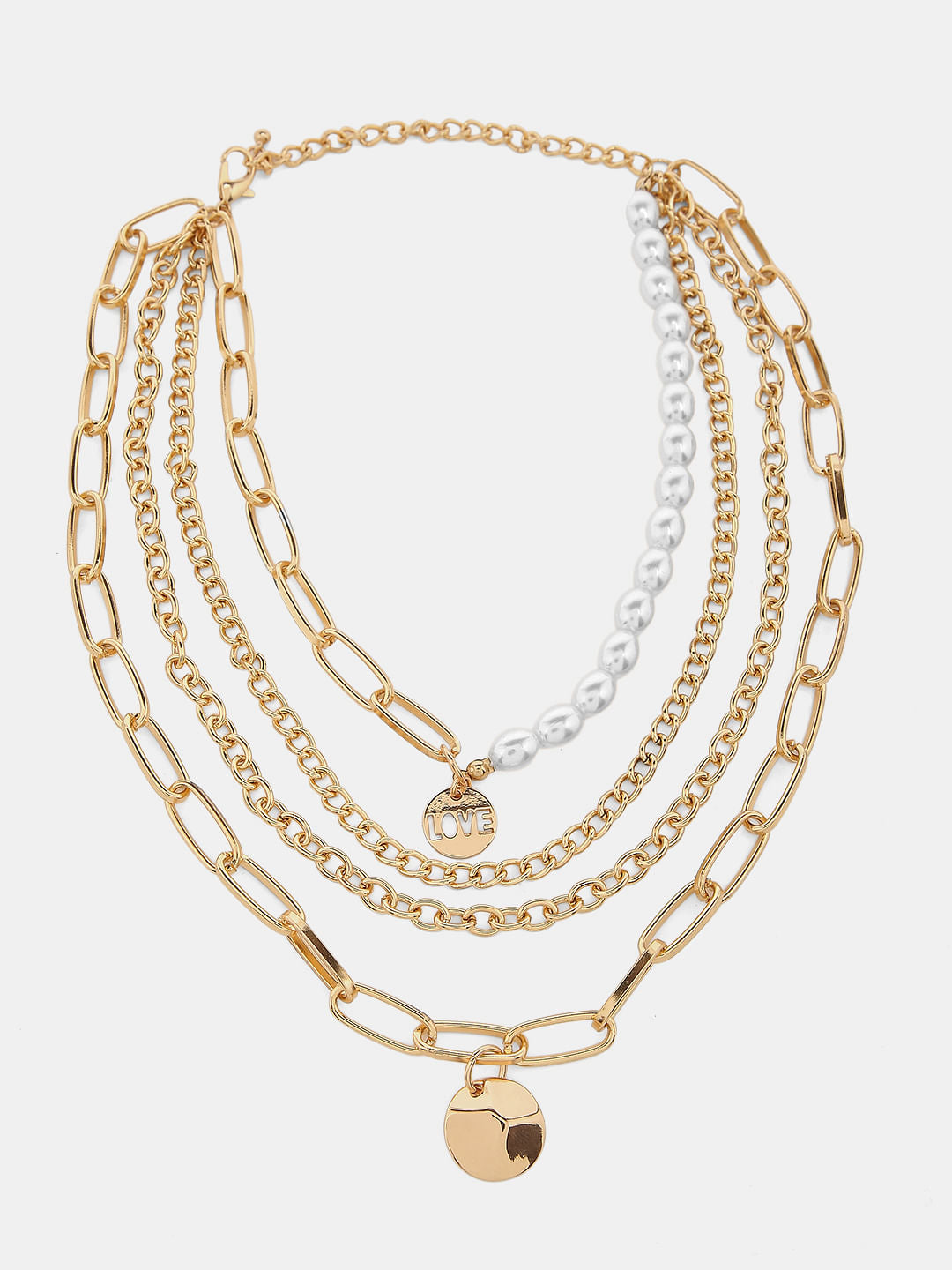 Golden Multi-Layered Necklace