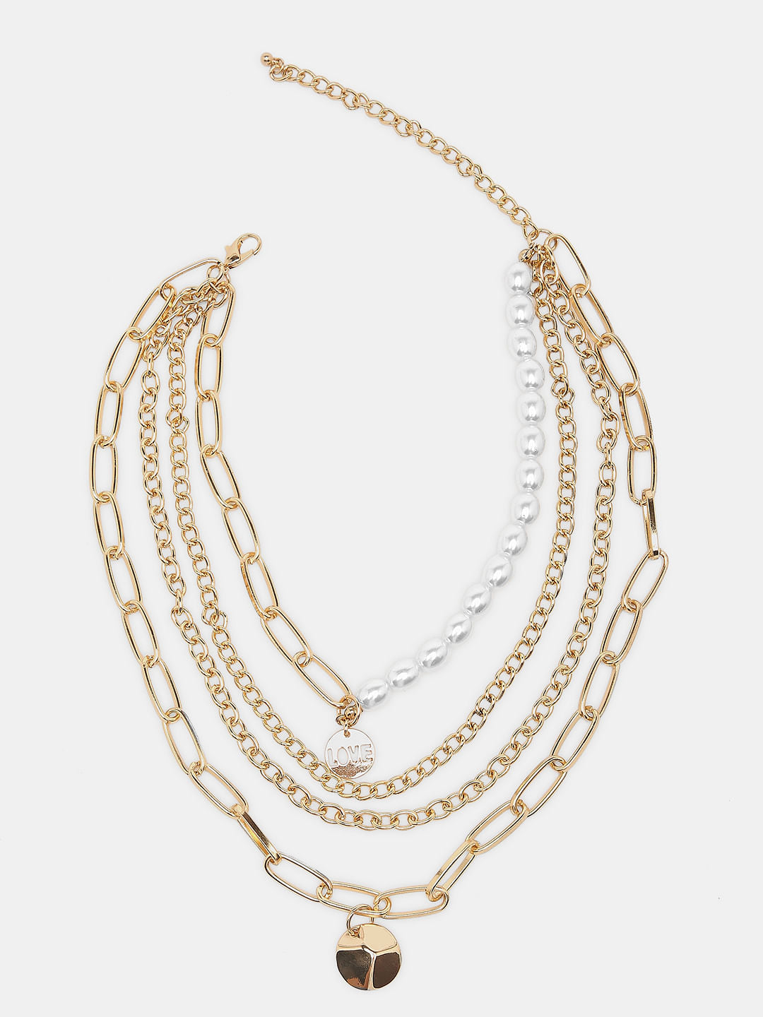 Golden Multi-Layered Necklace