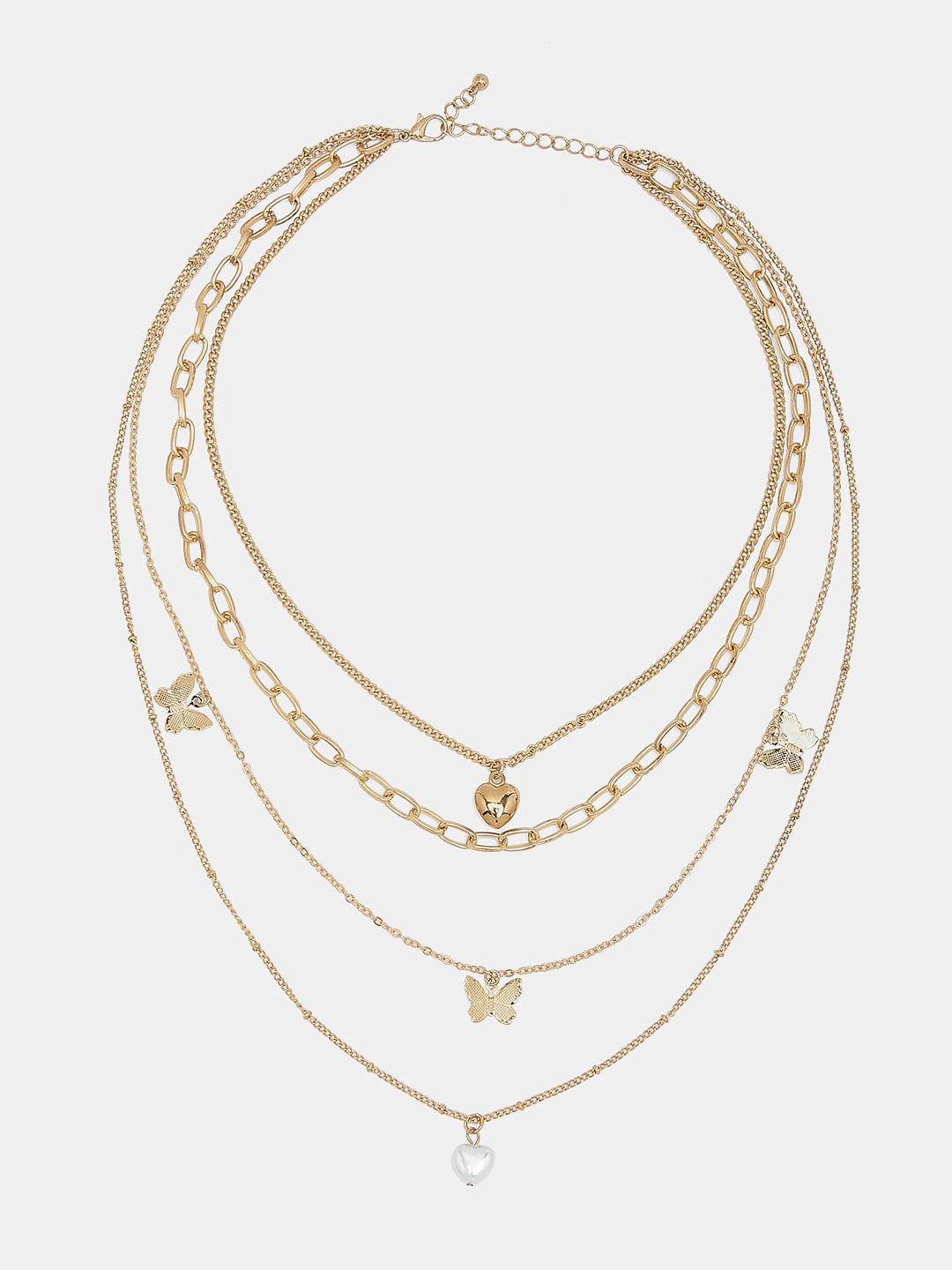 Golden Multi-Layered Necklace