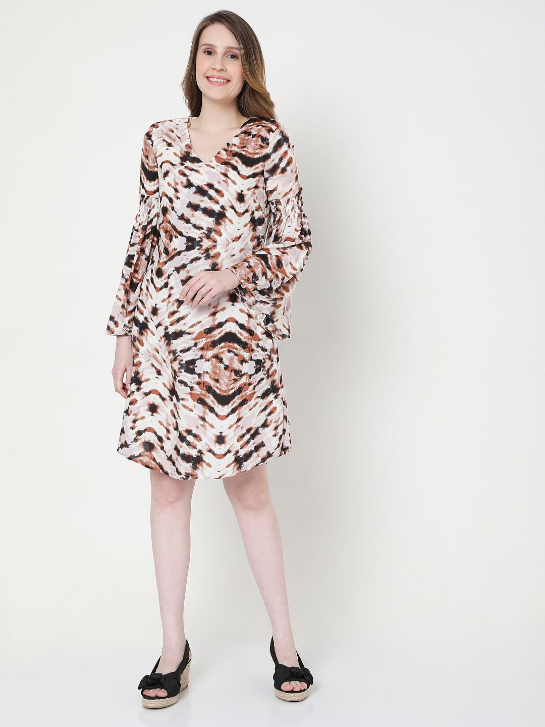 Light Pink Tie Dye Shift Dress