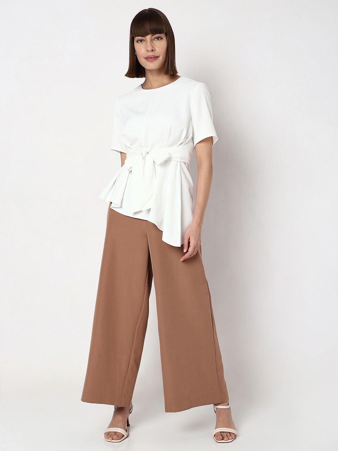 White Asymmetrical Top