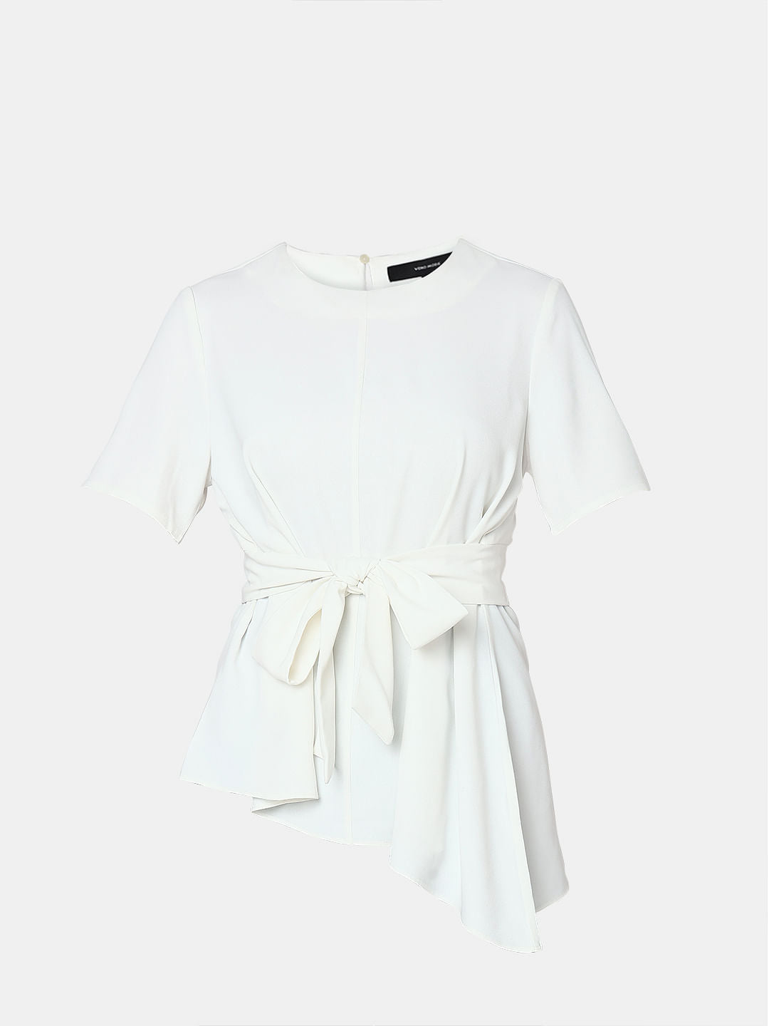 White Asymmetrical Top
