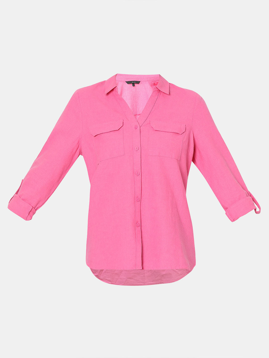 Pink Linen Shirt