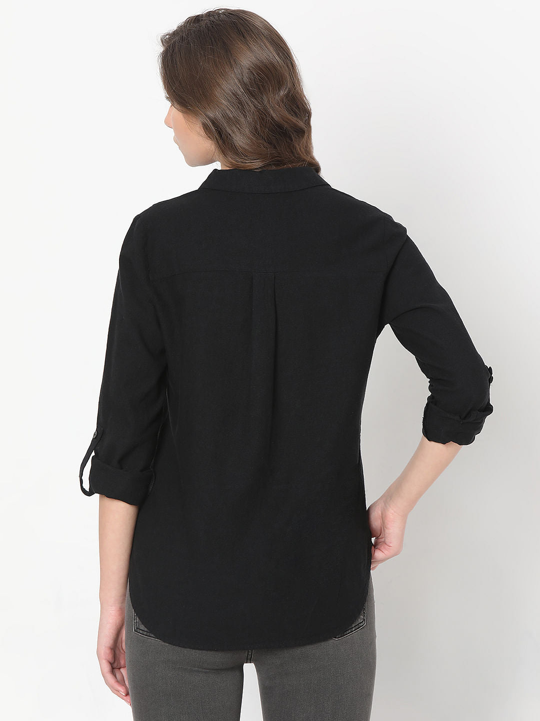 Black Linen Shirt