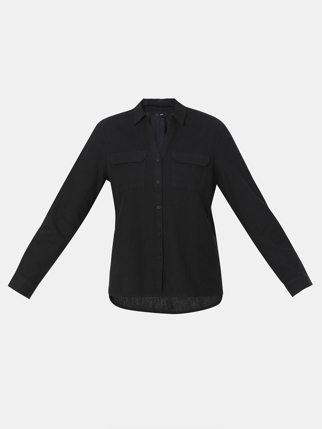 Black Linen Shirt