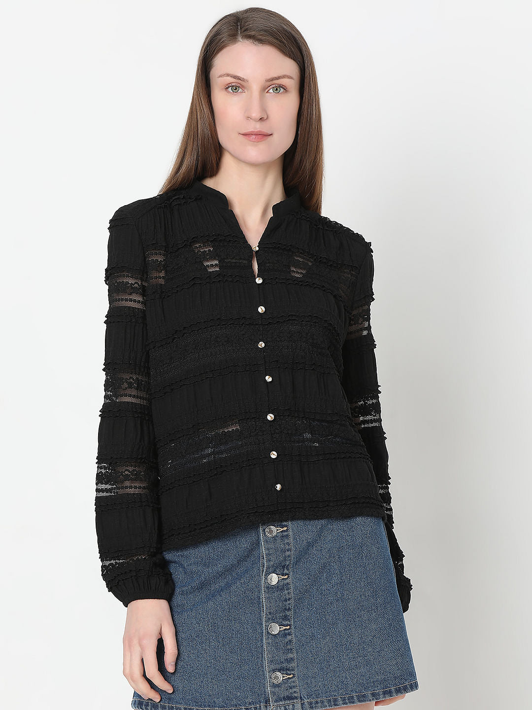 Black Lace Top