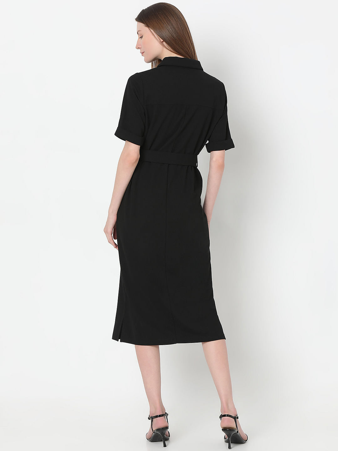 Black Shirt Dress