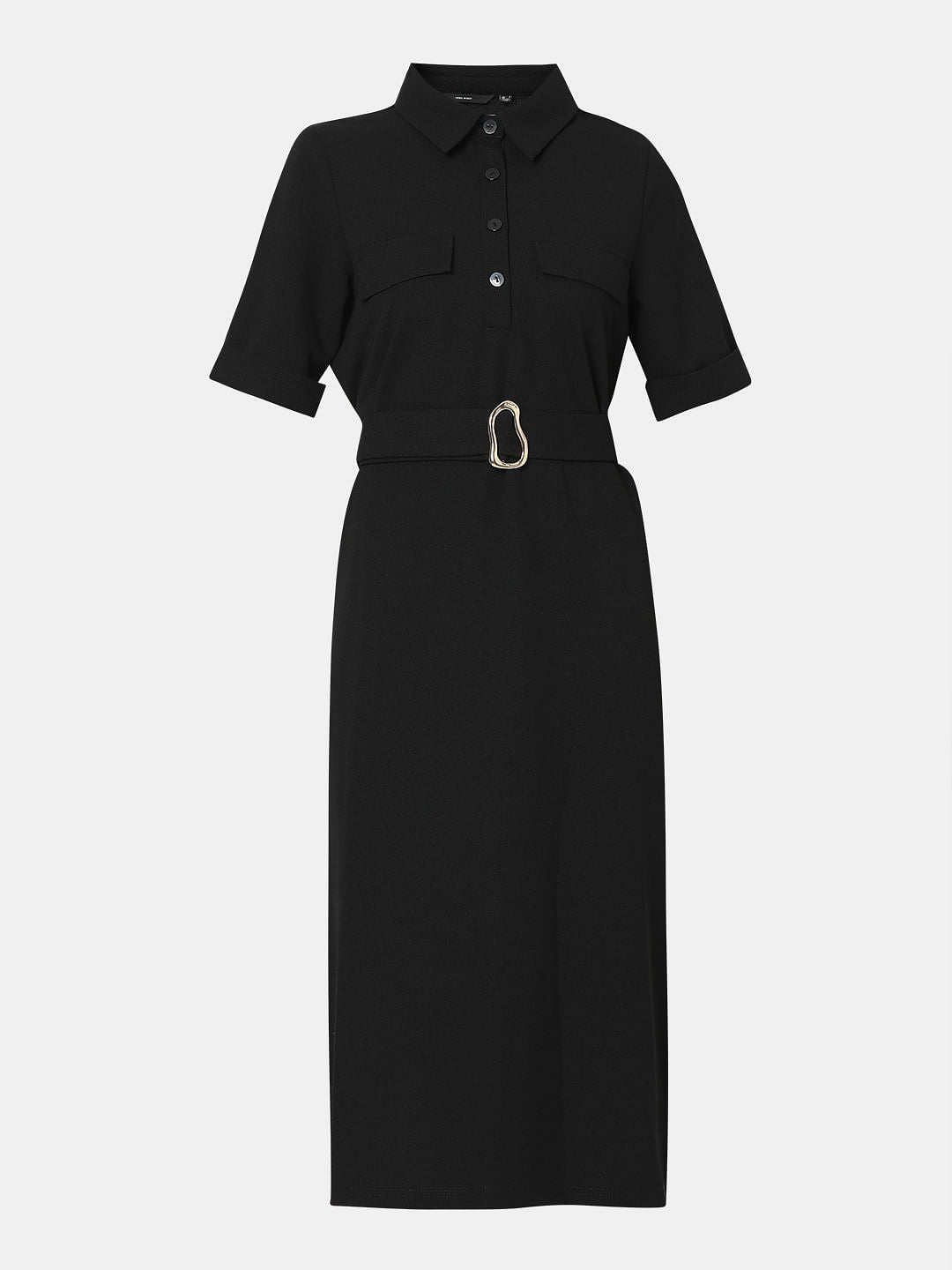 Black Shirt Dress