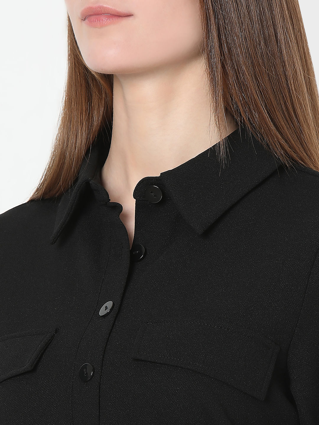 Black Shirt Dress