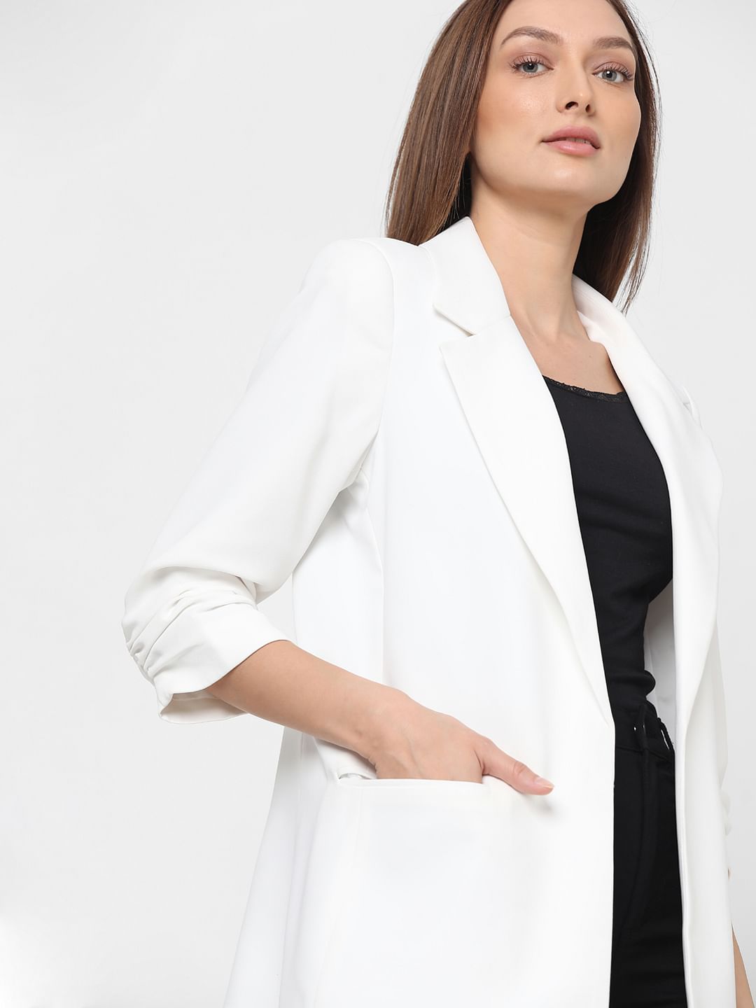 White Tailored Blazer
