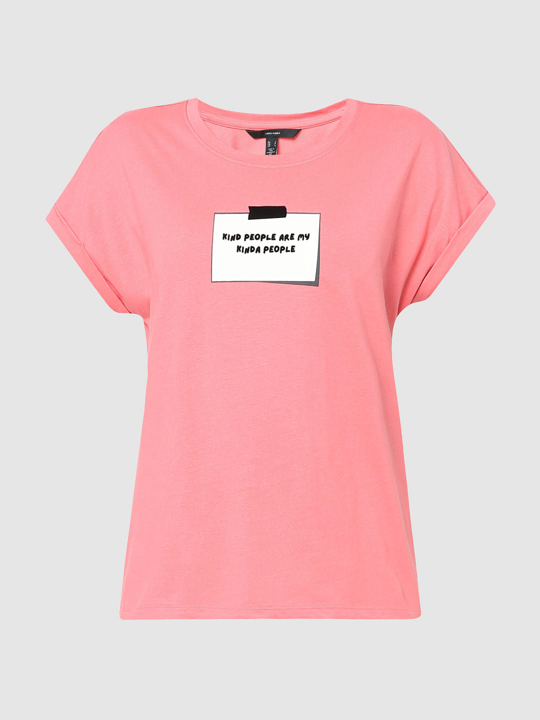 Pink Graphic Print T-Shirt