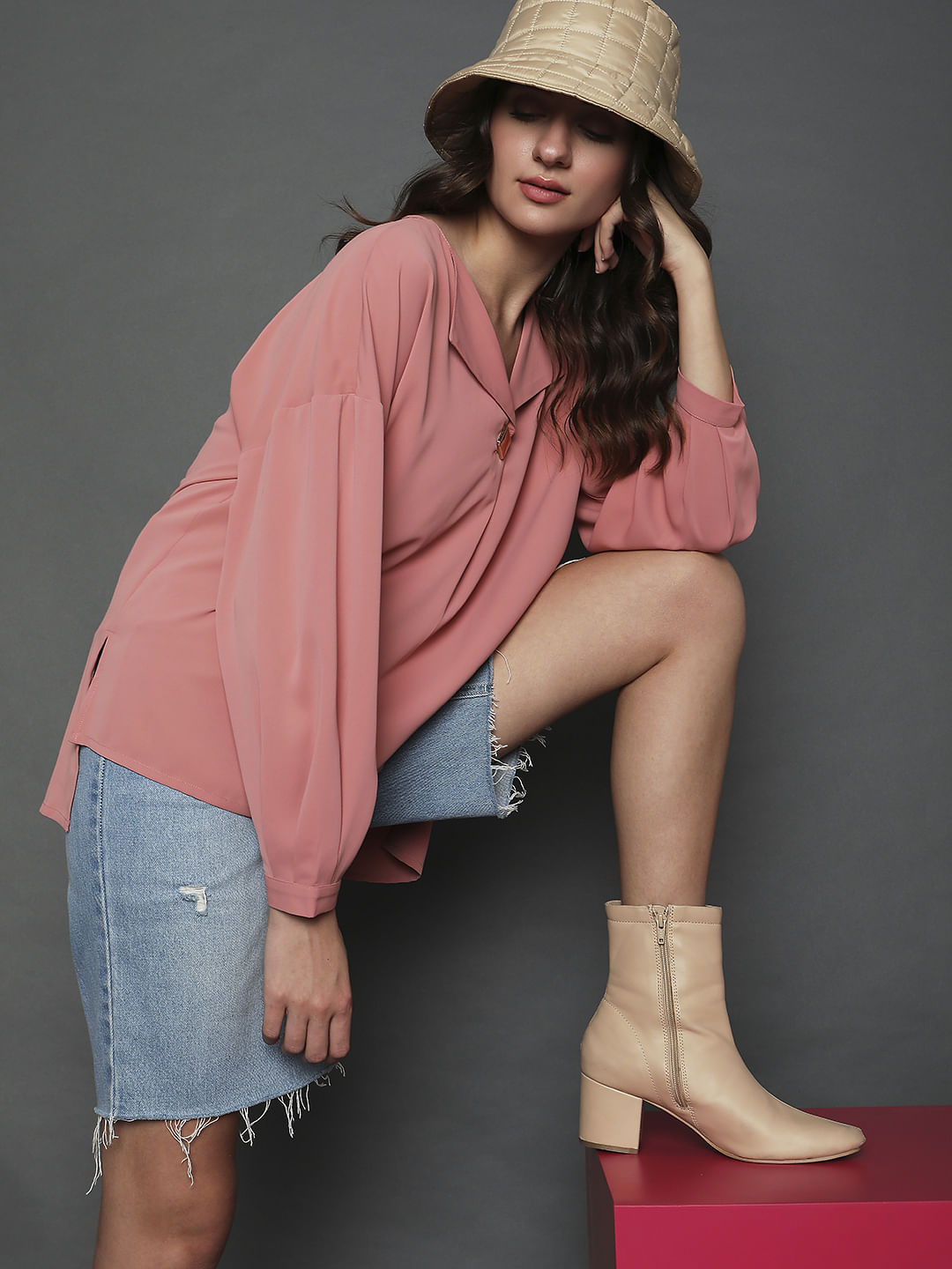 Pink Full Sleeves Top