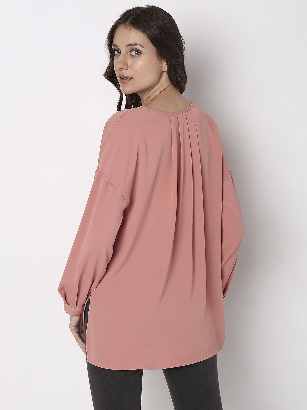 Pink Full Sleeves Top