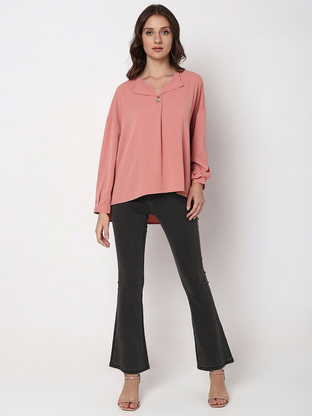 Pink Full Sleeves Top