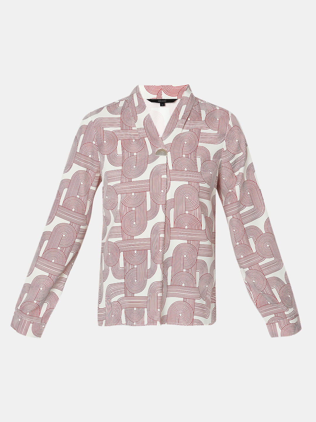 Off-White Printed Top