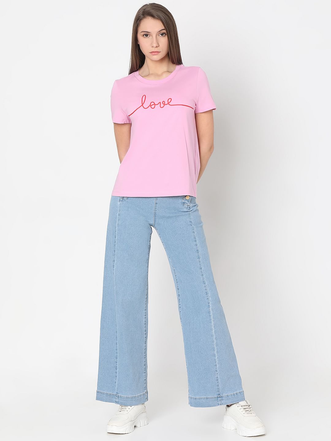 Pastel Lavender Cotton T-Shirt