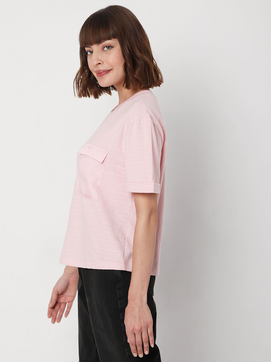 Pink Striped T-Shirt