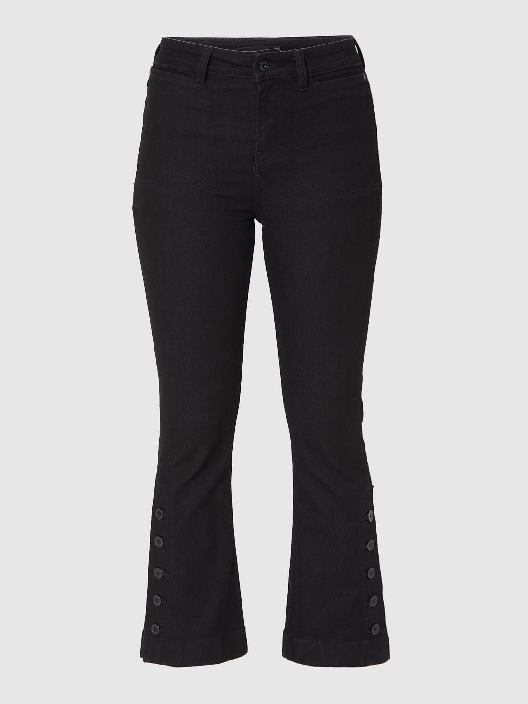 Black Petra Bootcut Jeans
