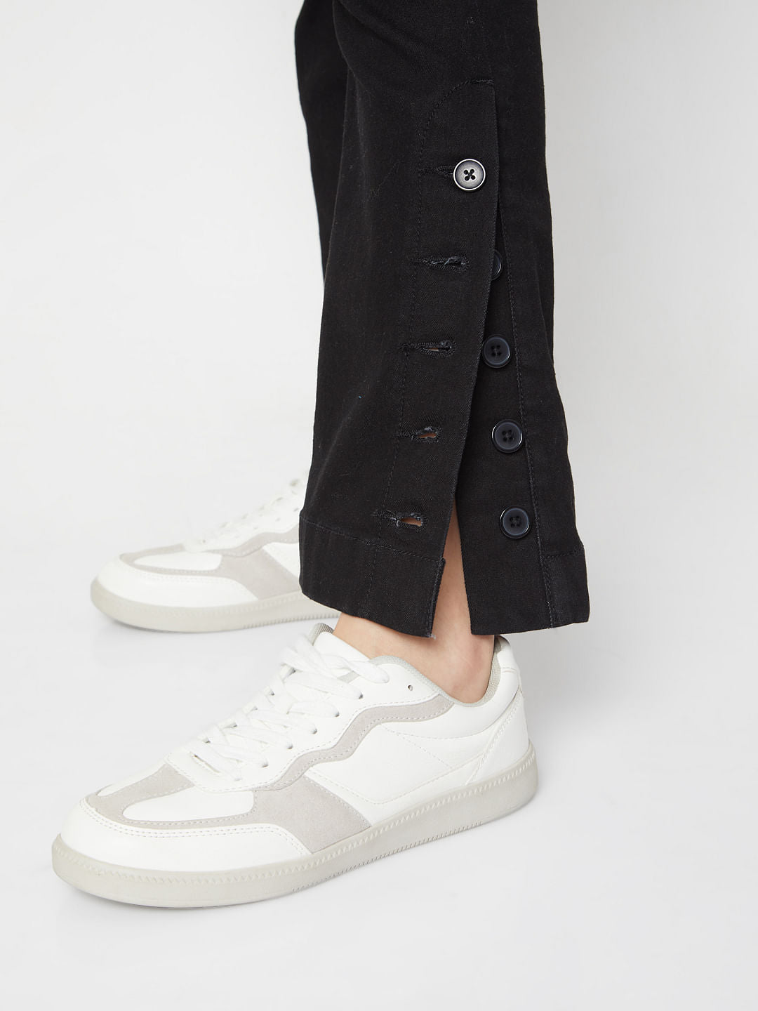 Black Petra Bootcut Jeans