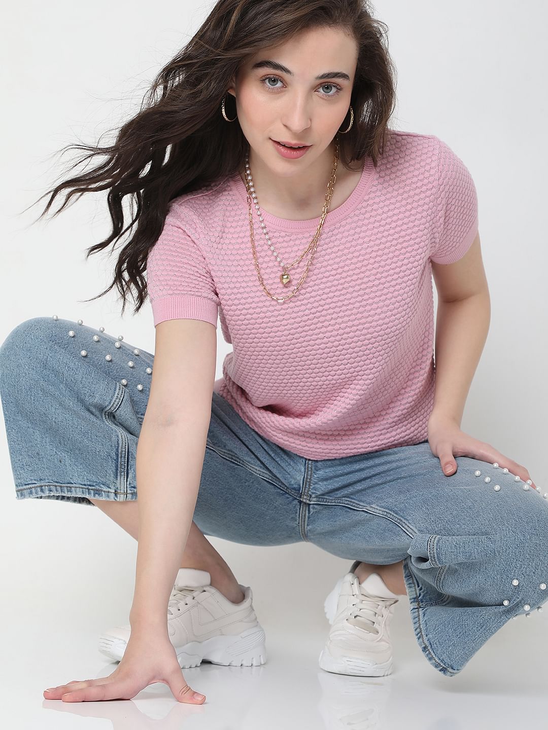 Lilac Textured Sweater