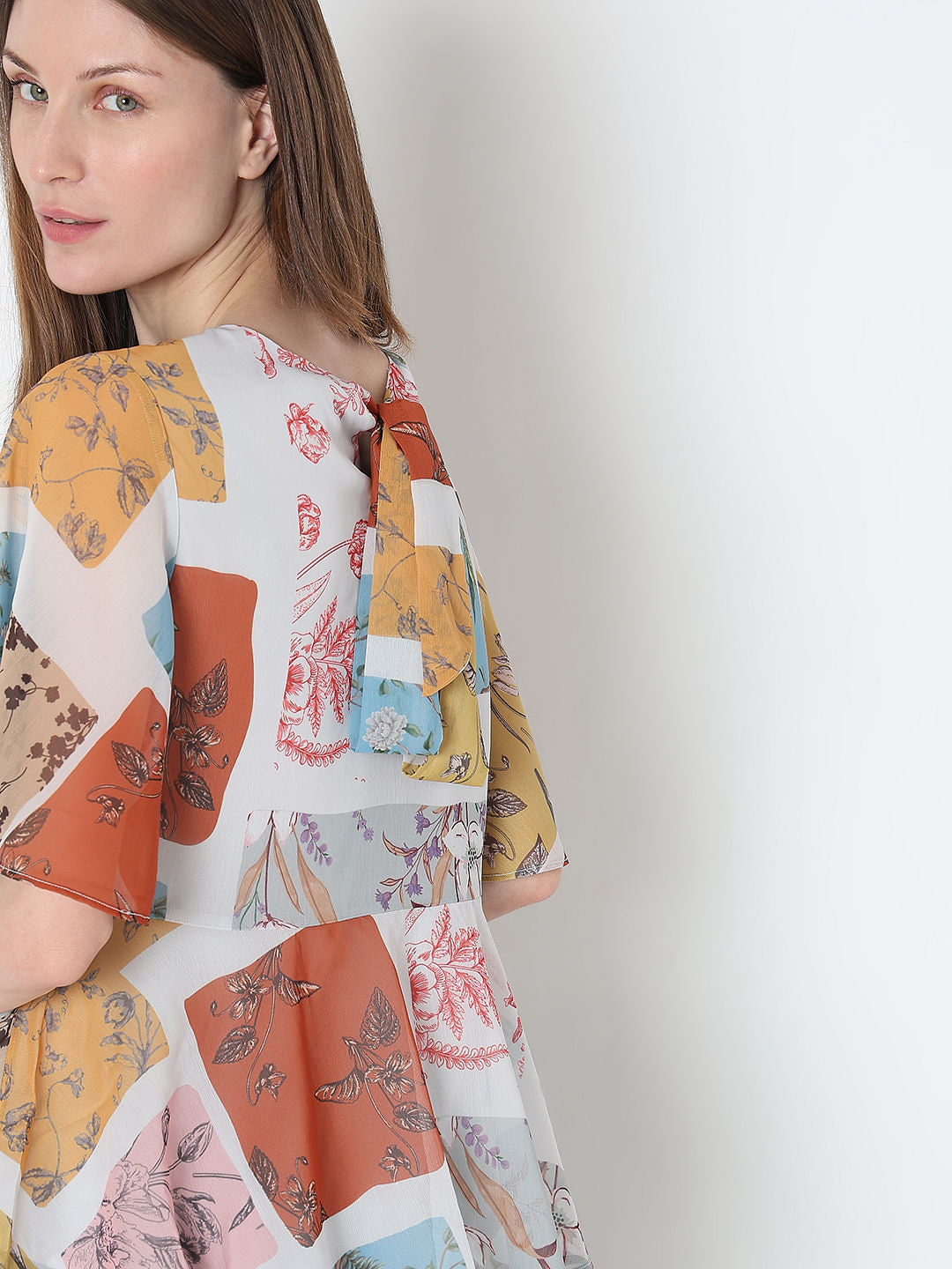 Multi-Colour Printed Top