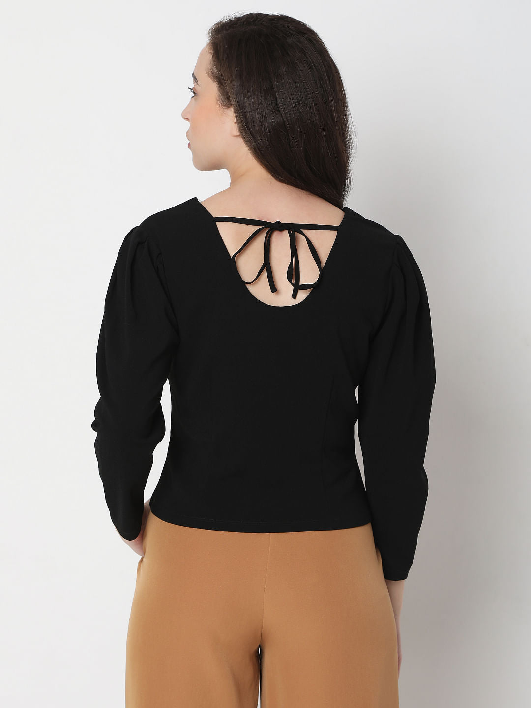 Black Knit Top