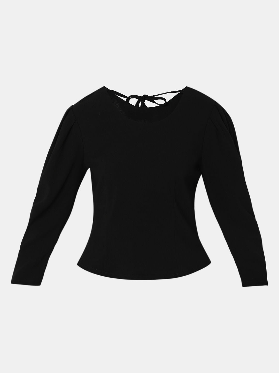 Black Knit Top