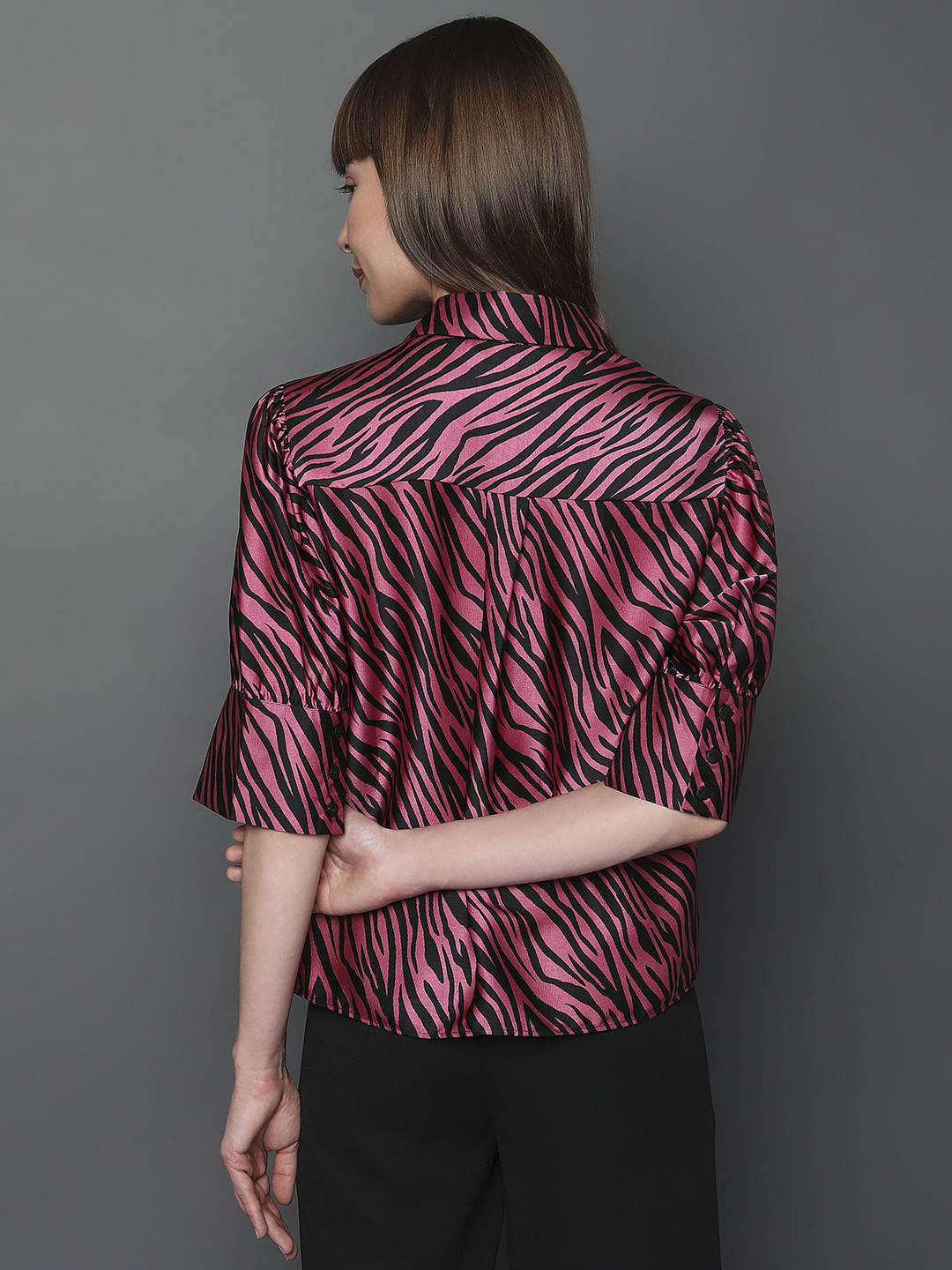 Pink Animal Print Shirt