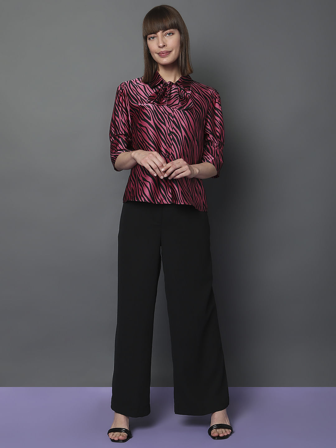 Pink Animal Print Shirt